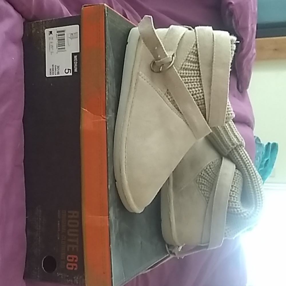 Tan boots